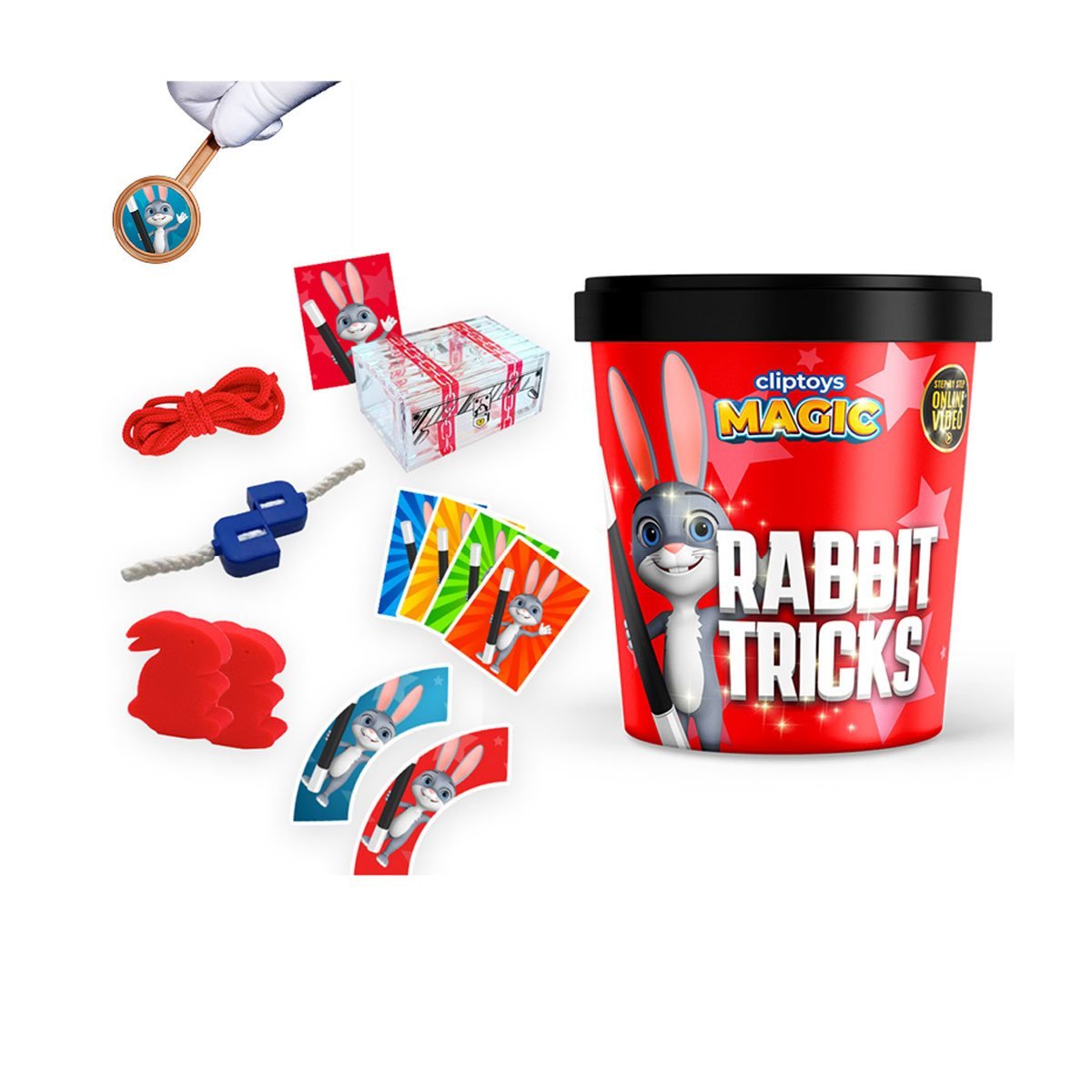 Juego De Magia Trucos Del Conejo En Tarro